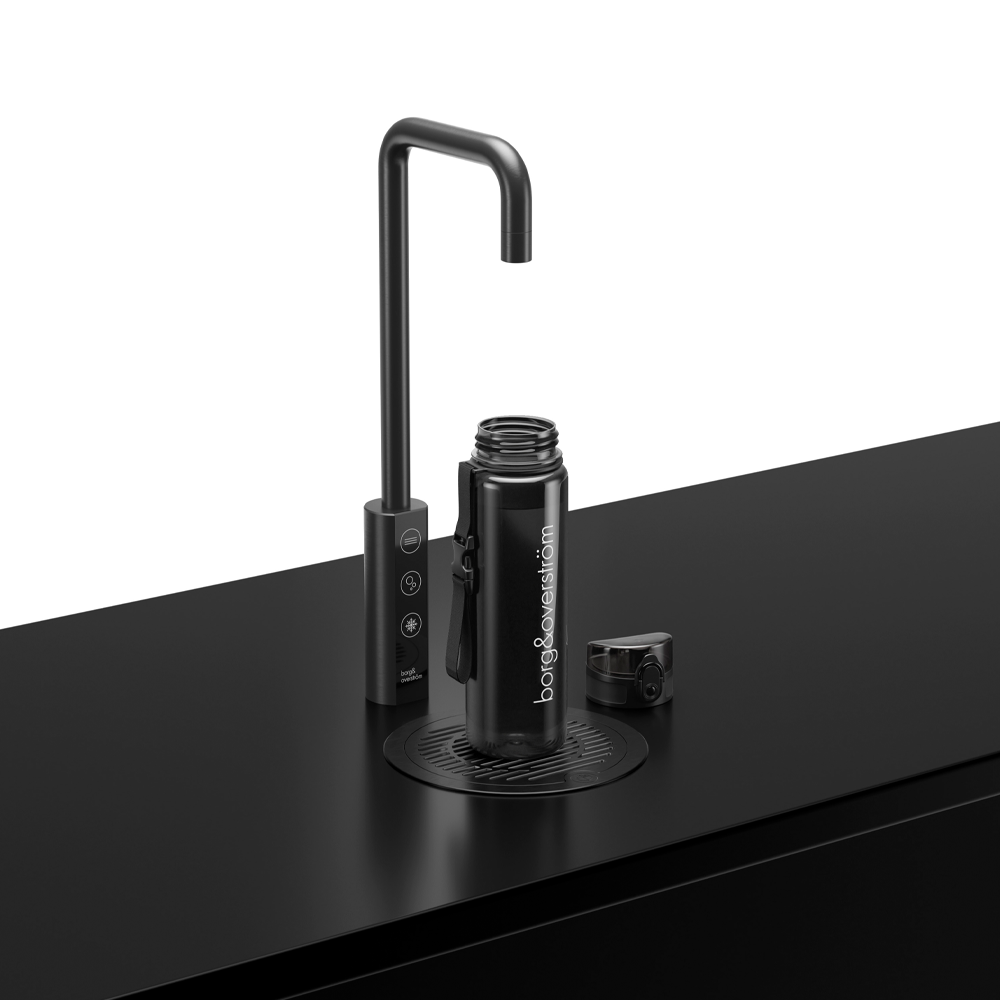 Black T1 Left Worktop Black T1 Left Worktop